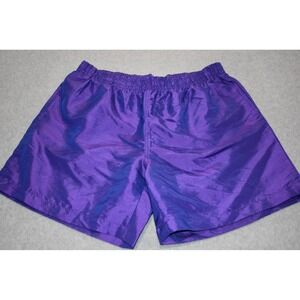 Vintage Style Surf Style Shorts Men XL Purple Iridescent Interplanetary Body